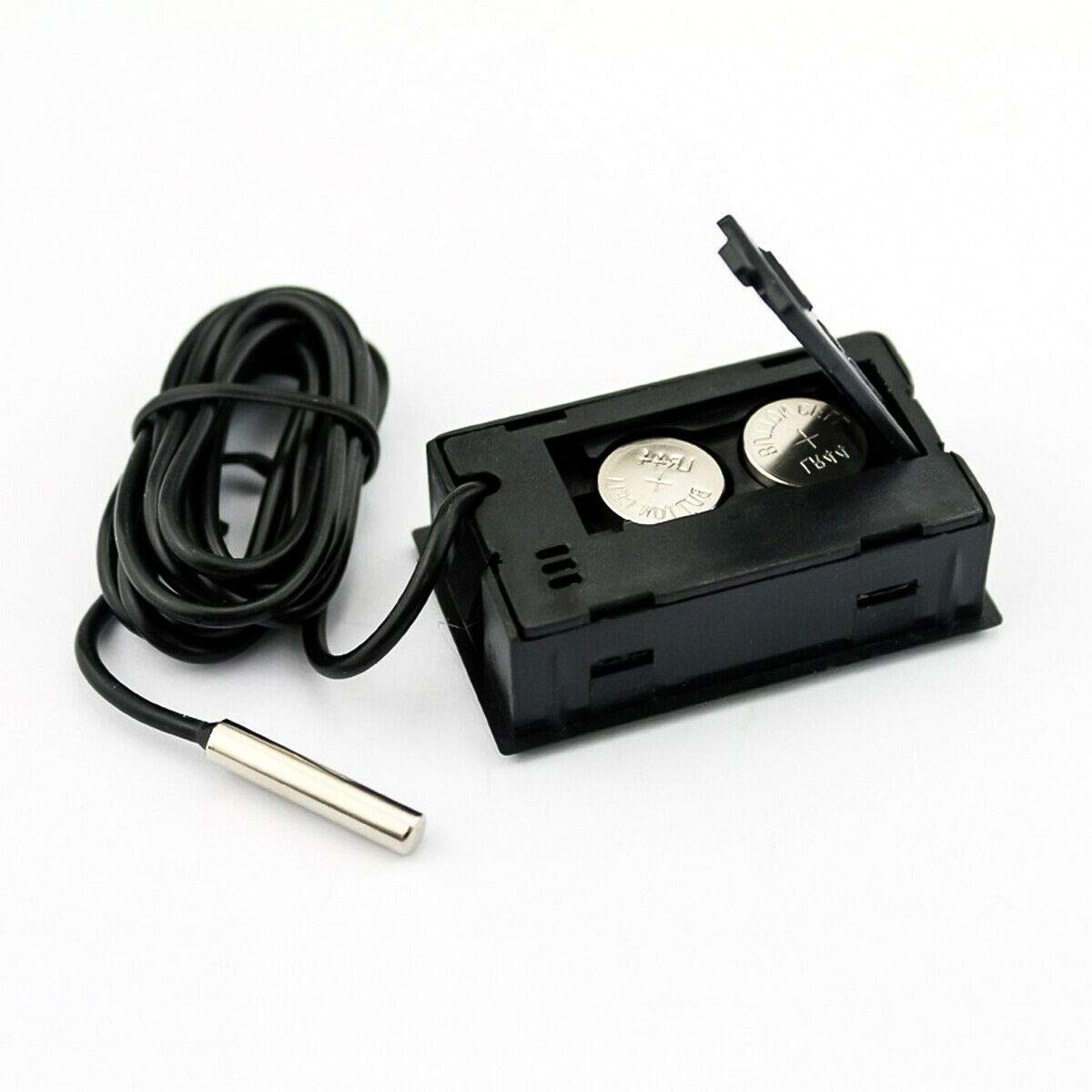 5 PCS Digital LCD Thermometer with Probe for Fridge and Water Temperature