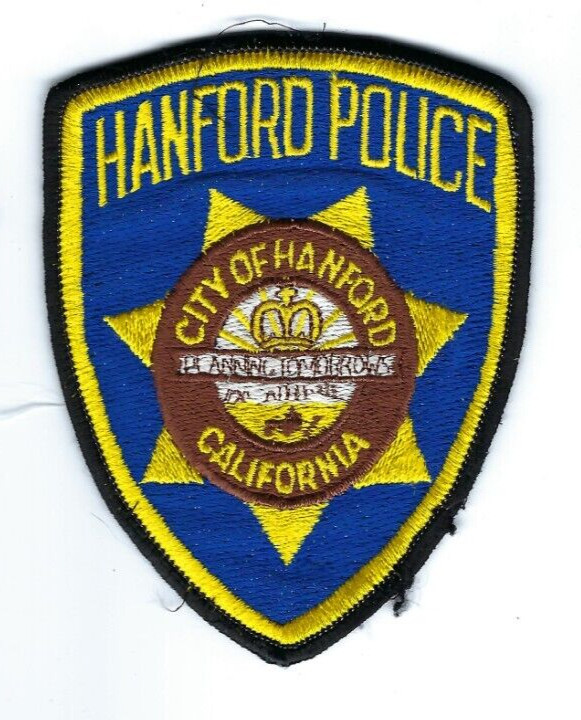 Hanford (Kings County) CA California Police duty-worn patch