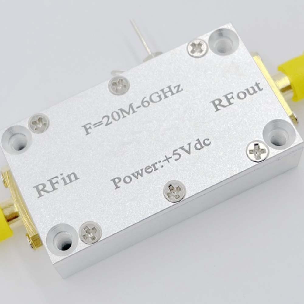 For 20MHz-6GHz LNA 30DB V1 RF Low Noise Amplifier High Gain Wideband