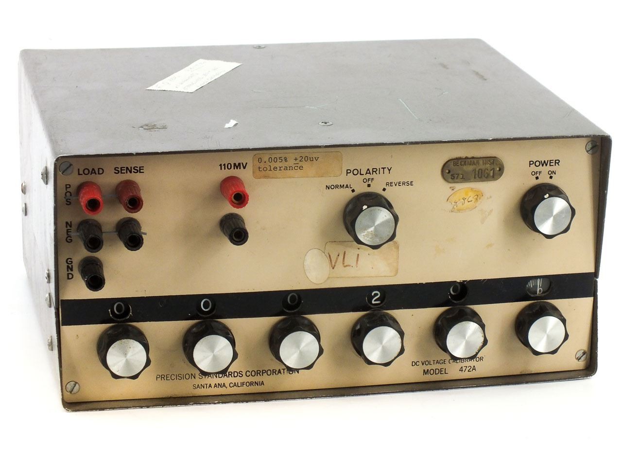 Precision Standards Corp 472A DC Voltage Calibrator For Parts Untested