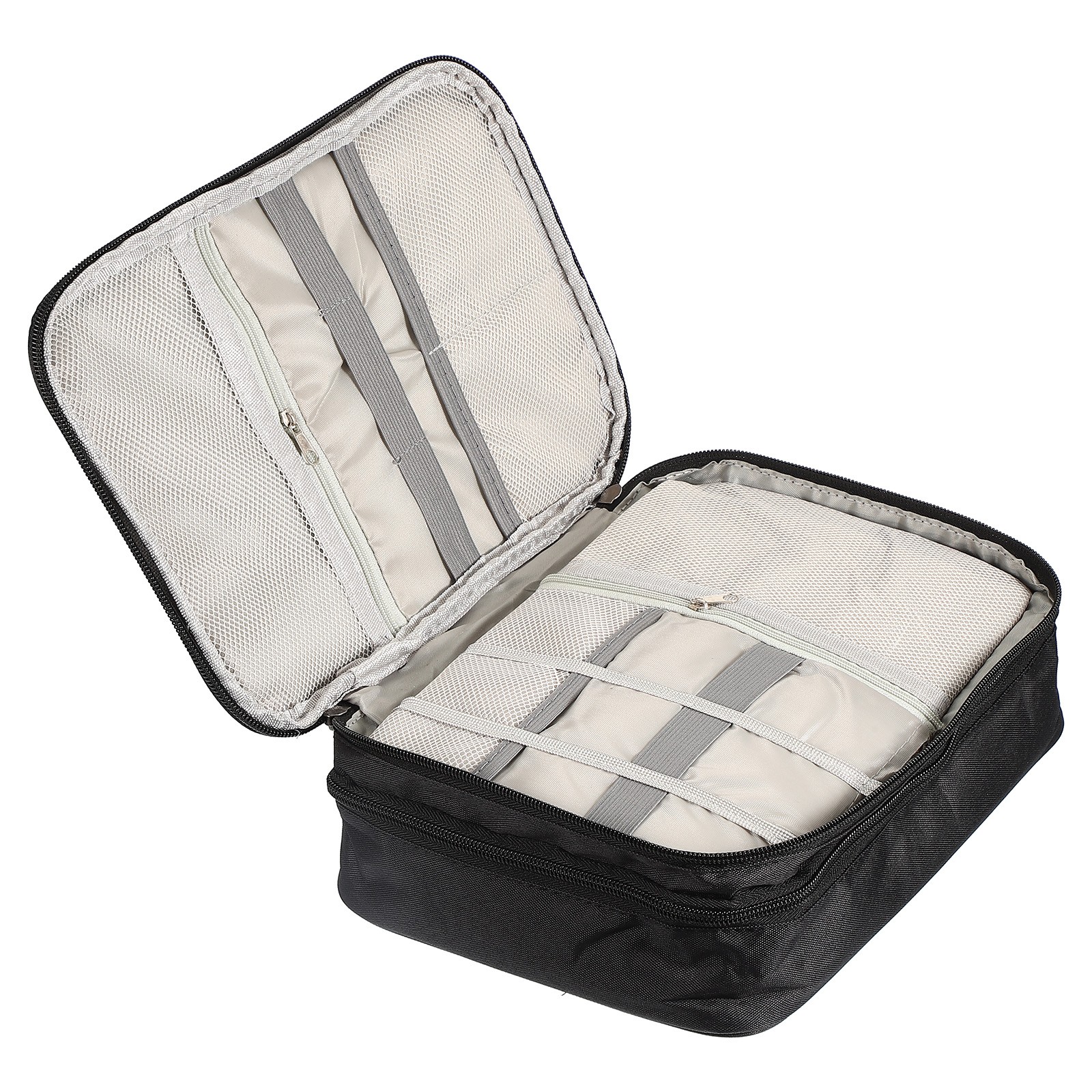 11 x 8.3 Inch Waterproof Electronic Organizer Case, Carrying Case Black