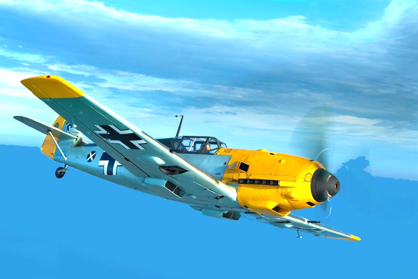RC Printed clear Plans and Patterns MESSERSCHMITT Me 109 'EMIL' Wingspan 43"