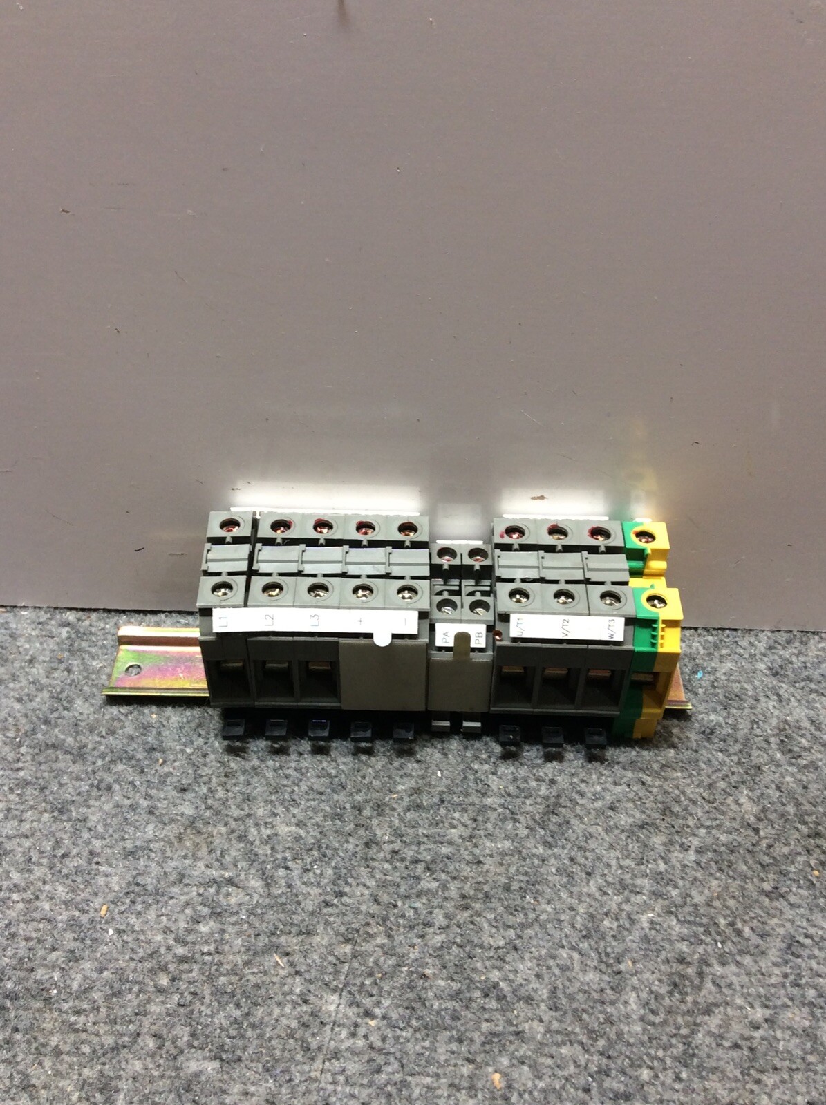 Used Telemecanique Altivar66 I/O Terminal, Part: W813648350111, Rev#: A02