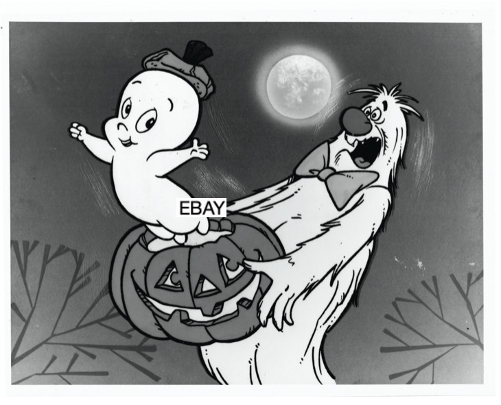 CASPER'S HALLOWEEN SPECIAL TV PHOTO 1979 ANIMATED GHOSTS PUMPKIN MONSTER