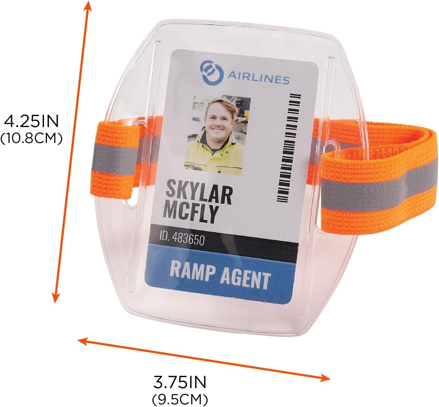 Squids 3386 Vinyl Arm Band ID/Badge Holder