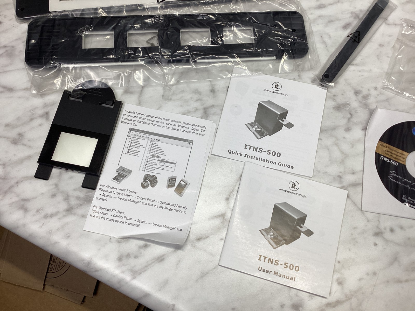 It Innovative Technology Film Slide Photo Scanner Converter ITNS-500 - 35mm film