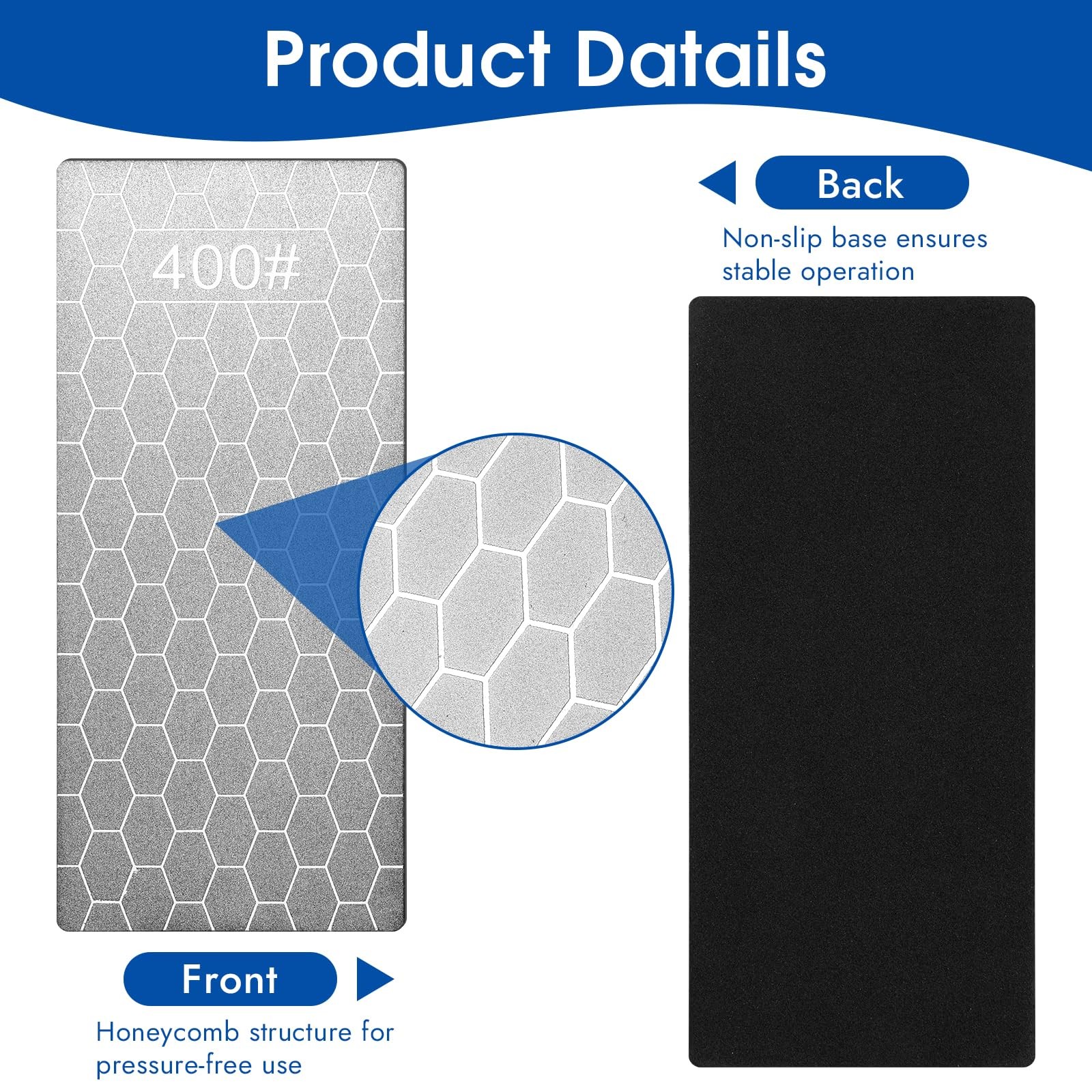 5 PCS Diamond Sharpening Stone, Diamond Sharpening Plate, Diamond Stone, Shar...