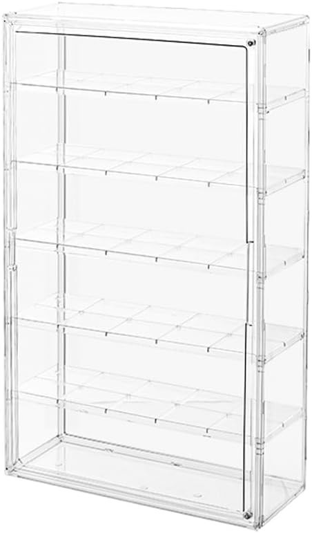 6 Tiers Extra Large Clear Display Case for Figures, Acrylic Storage Organizer...