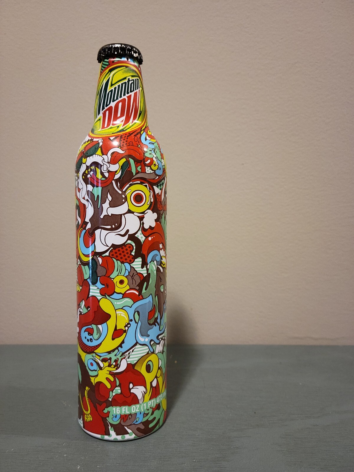 Mountain Dew Bottle- Green Label Art - PJ Richardson “J Church"