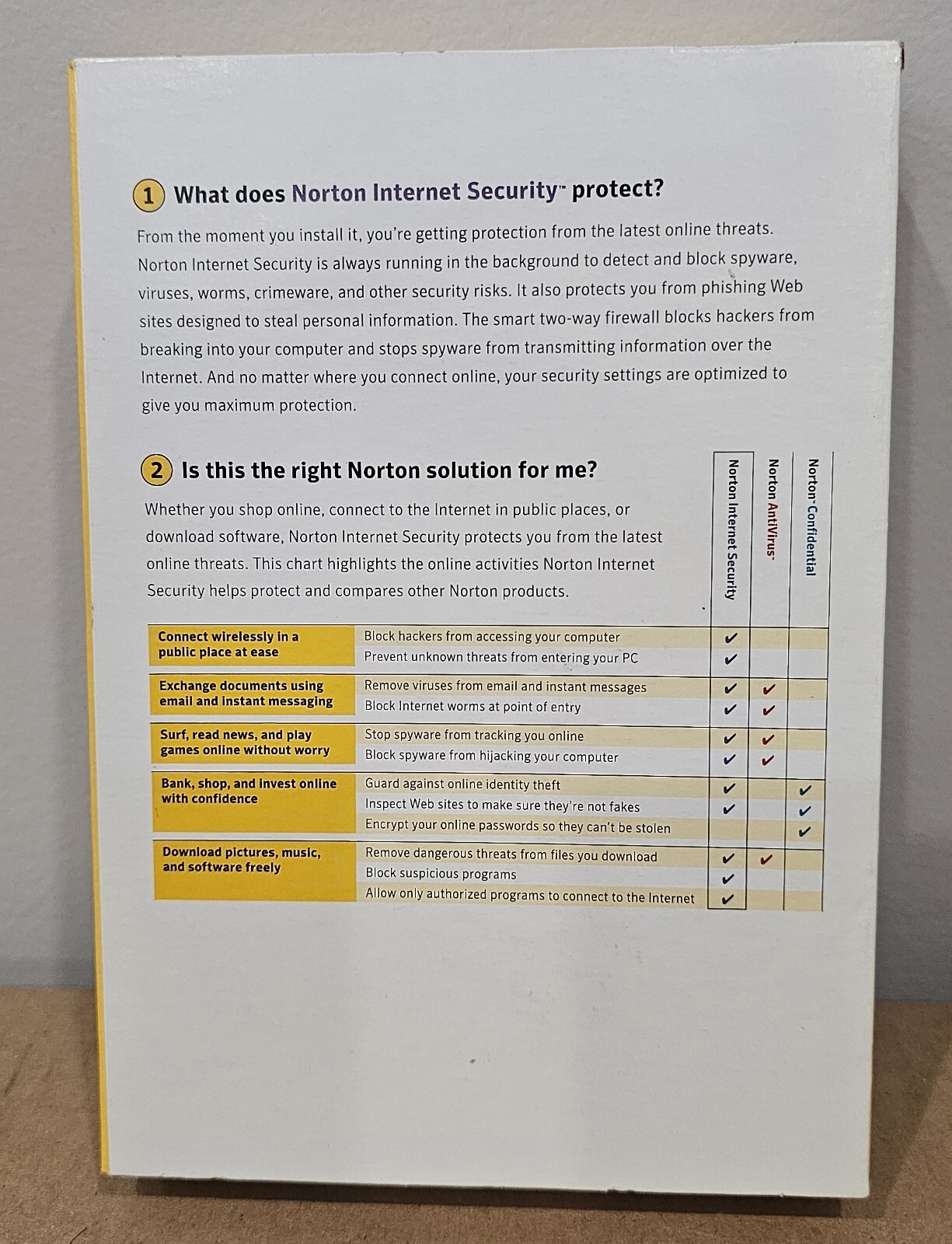 NORTON INTERNET SECURITY 2007 - NEW SEALED - V.RARE RETRO ANTIVIRUS SOFTWARE