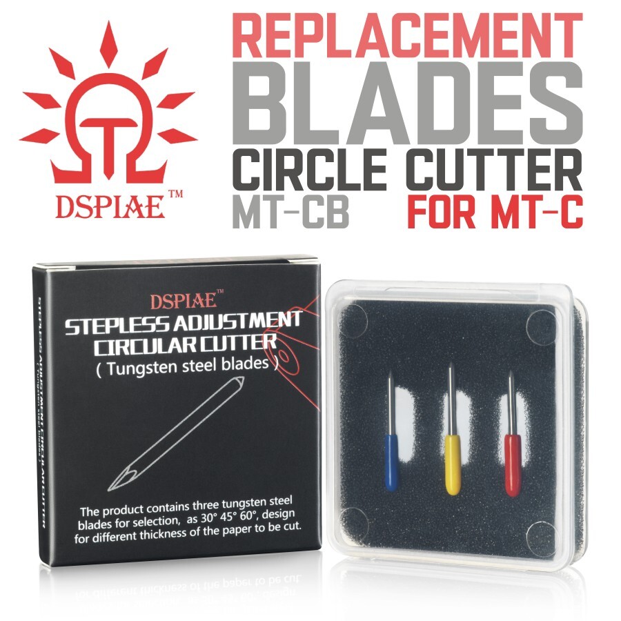 DSPIAE: Circle Cutter Replacement Blades MT-CB - 3pcs - For MT-C Circular Cutter