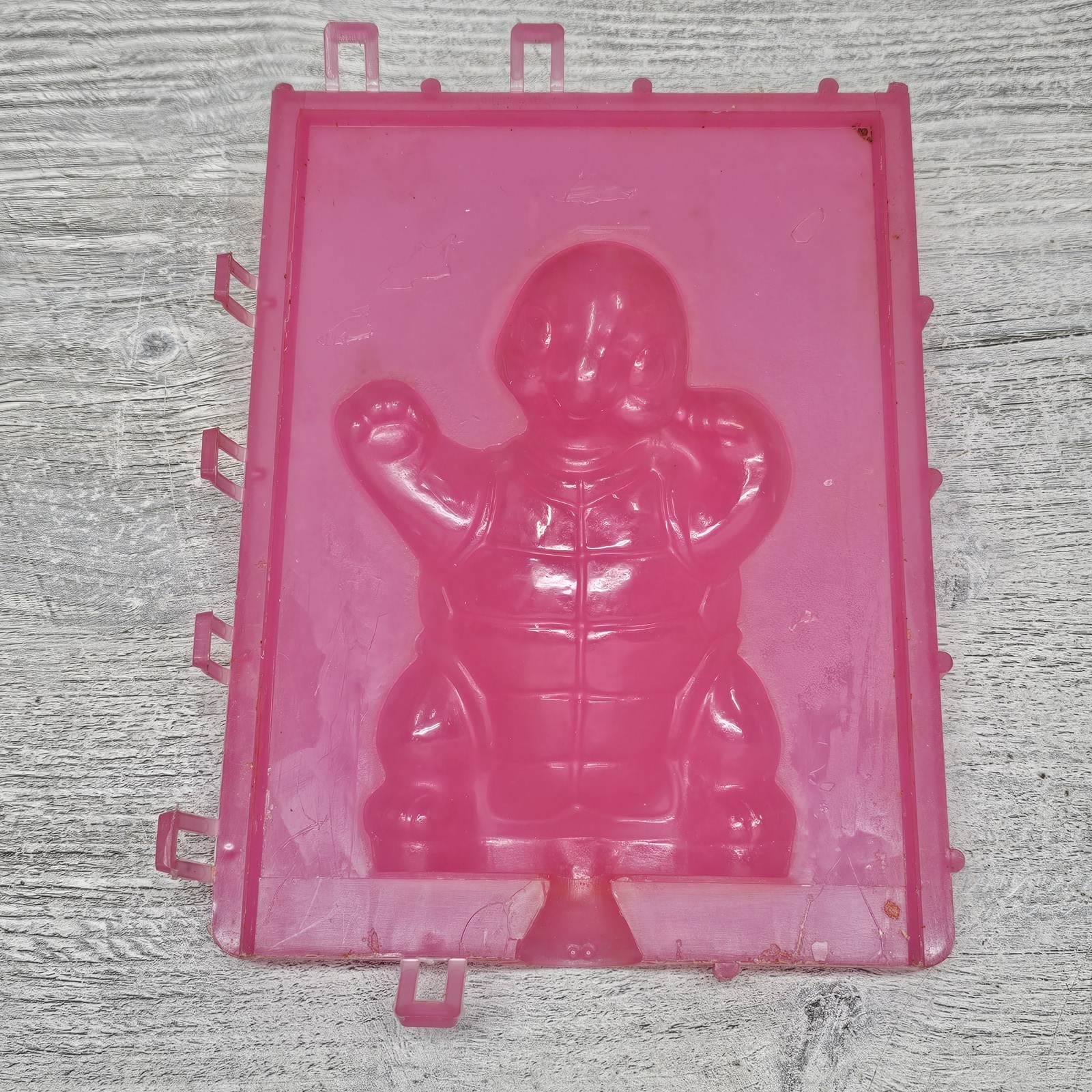 Vintage Snap It Turtle Mold Plastic Ready-Made Casting Craft 11.5 fl oz USA