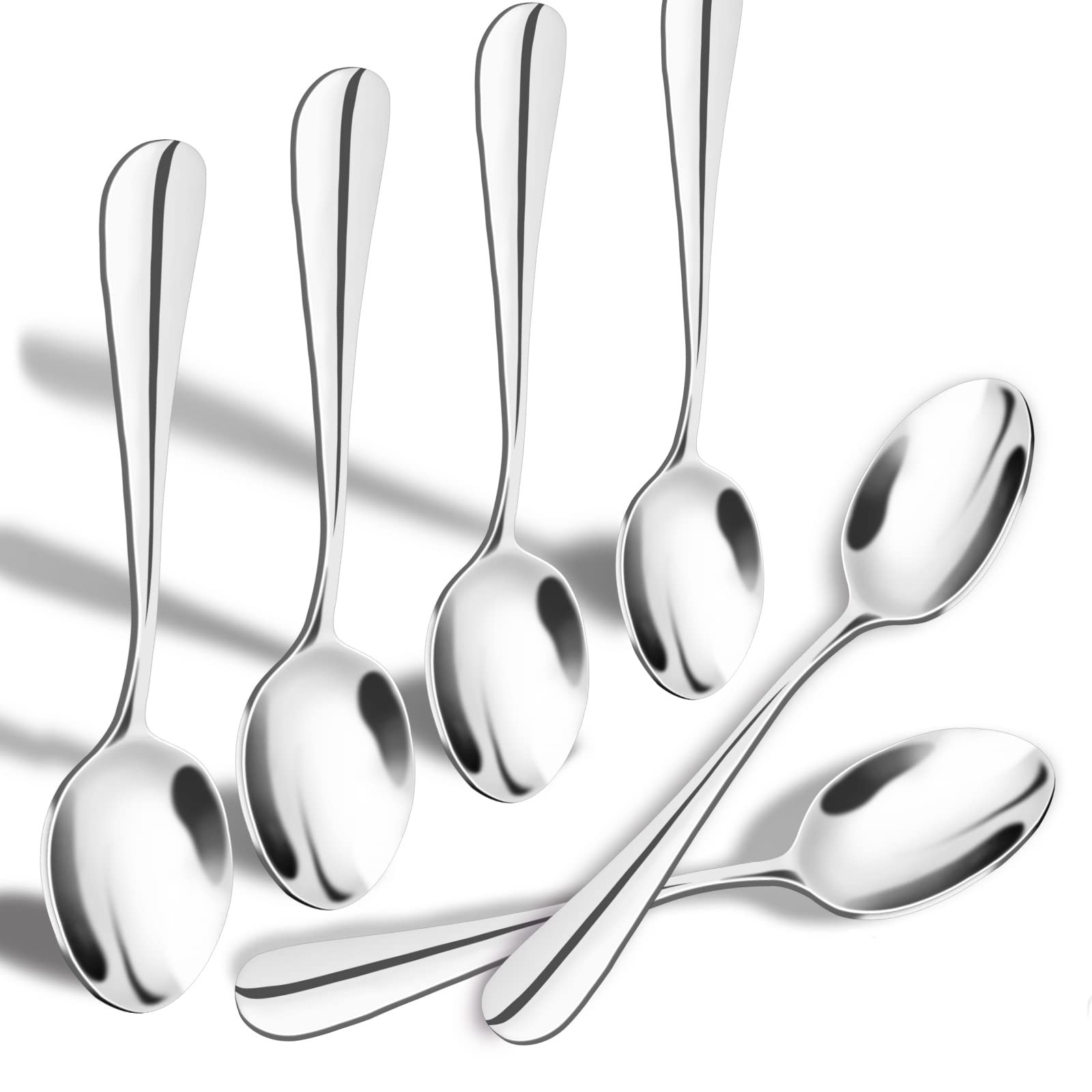 SONGZIMING Demitasse Espresso Spoons, Mini Coffee Spoon, 4.9 Inch Stainless S...