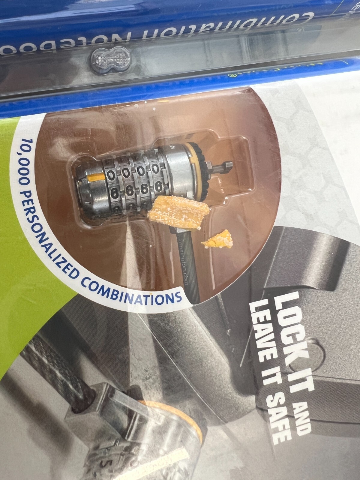 10x Kensington MicroSaver Combination Cable Lock Notebook