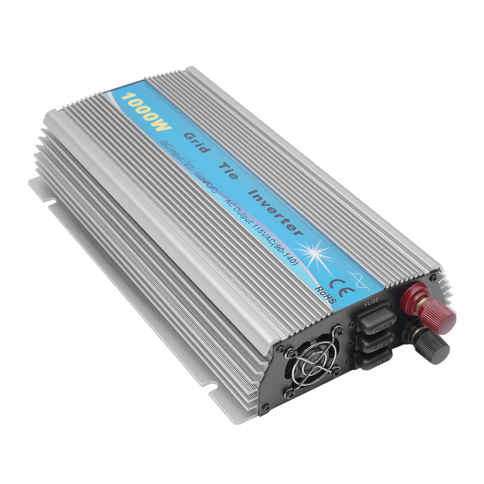 MPPT Grid Tie Solar Inverter AC 90V-140V 1kW Output Pure Sine Wave Inverter NEW