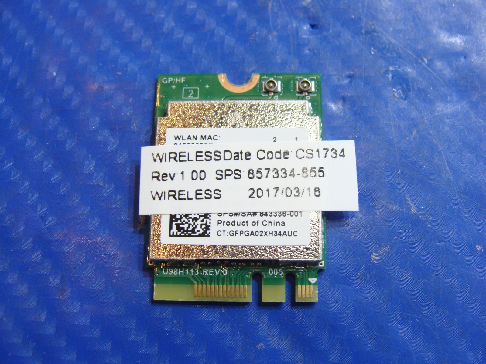 HP 14-AM052NR 14" Genuine WiFi Wireless Card 857334-855 843335-001 RTL8188EE