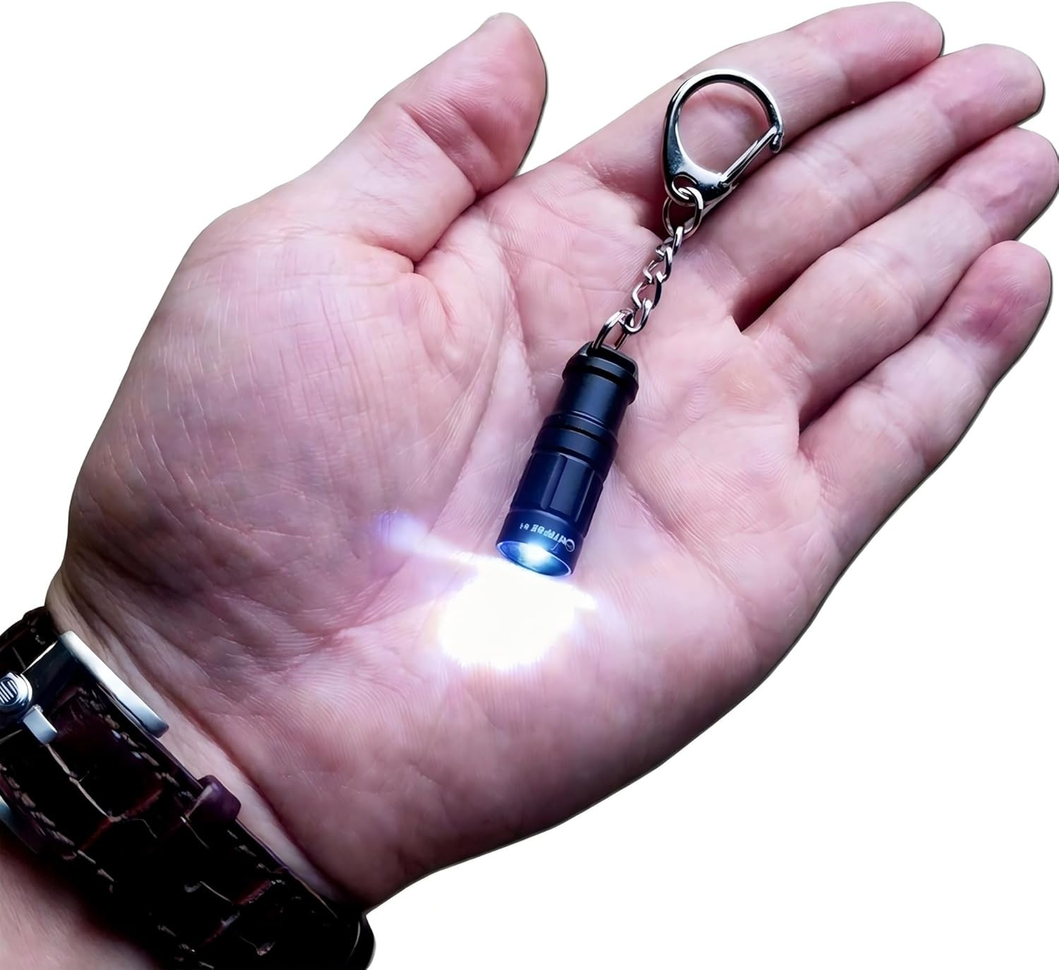 E1 Smallest Keychain Flashlight Tiny Mini Keychain Light Long-Lasting Safety