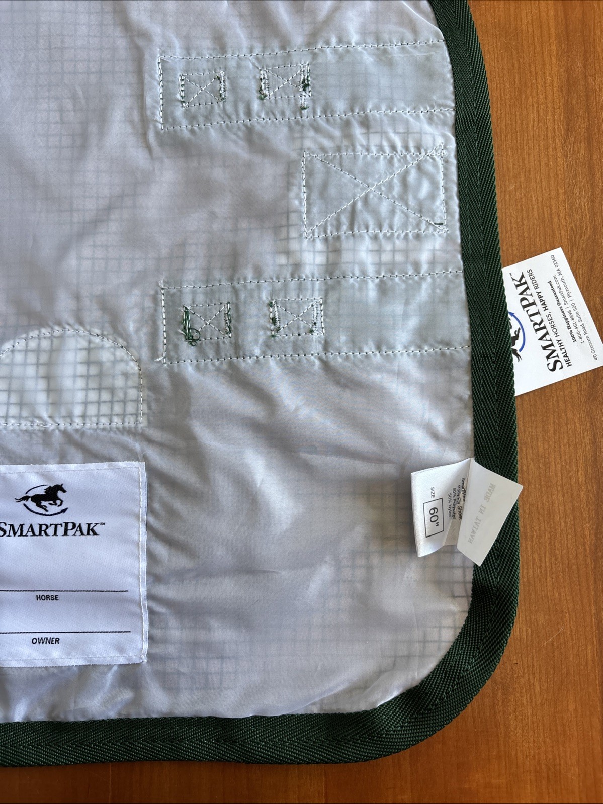 SmartPak SmartMesh Ultimate Pony Fly & UV Sheet with Neck Cover 60" - HUNTER