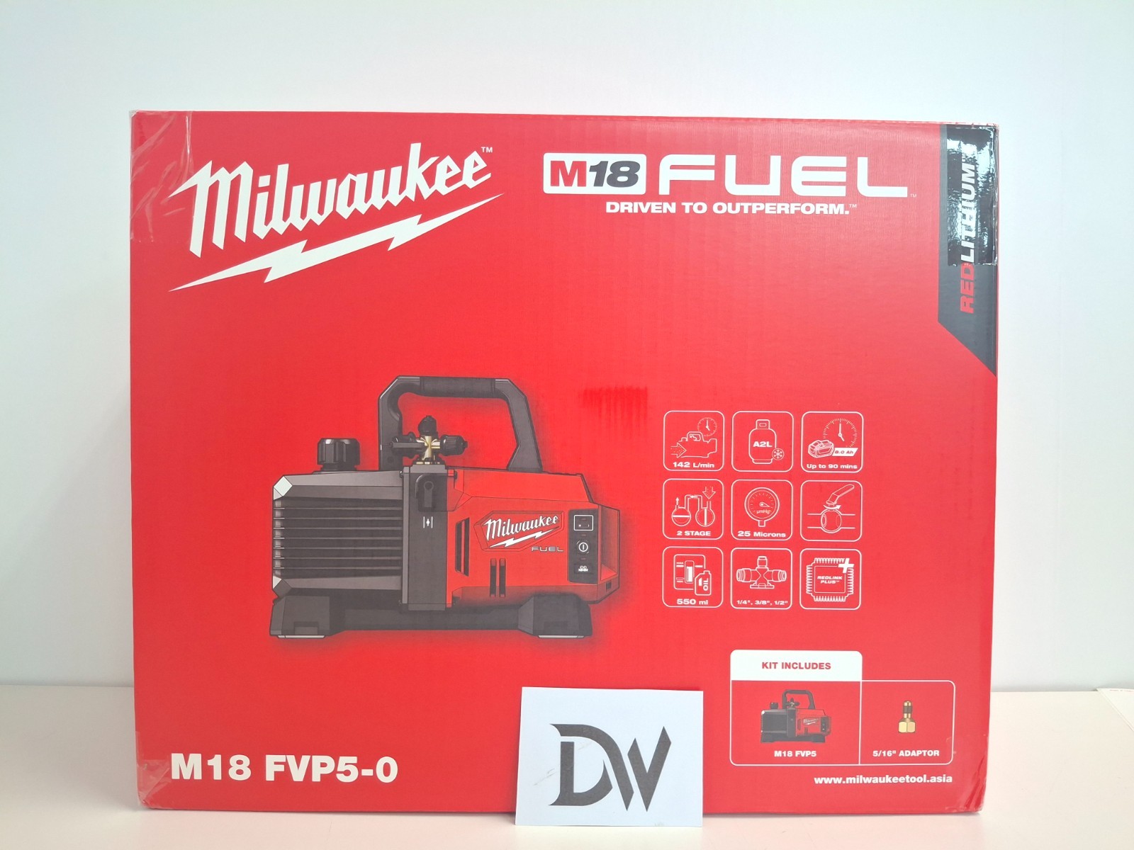 Milwaukee M18 FUEL 5CFM Vacuum Pump M18 FVP5-0 Tool Only No Batt/Charger