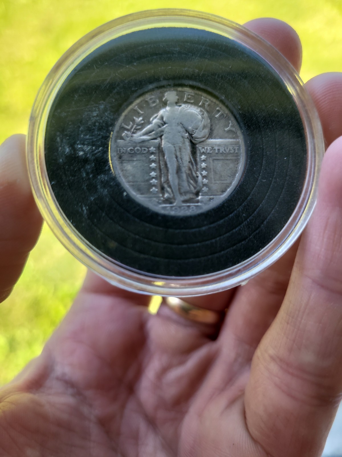 1928 Standing Liberty Quarter 25c Silver Coin