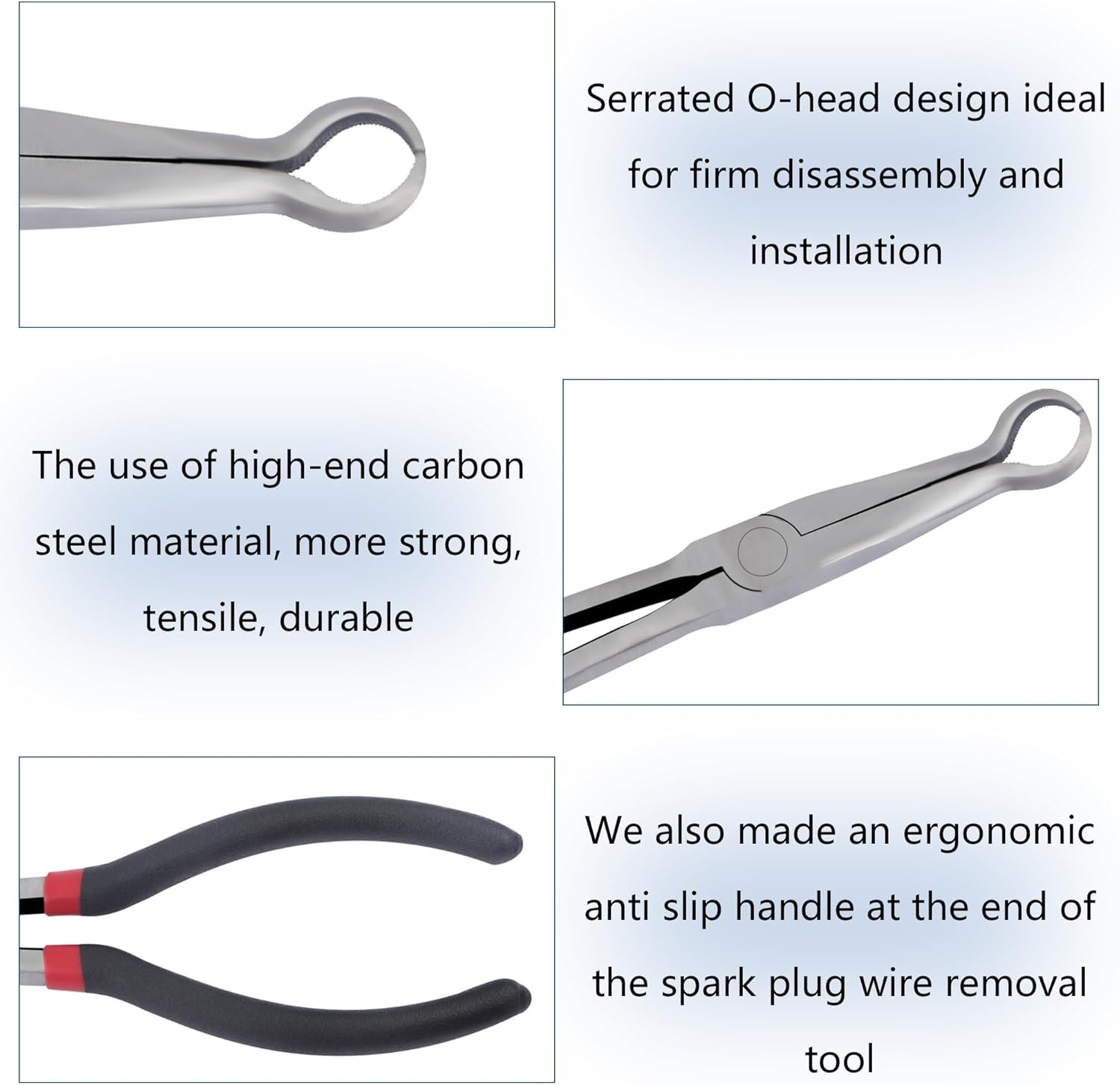Spark Plug Removal Pliers 11 Inch Extended Grip Tool