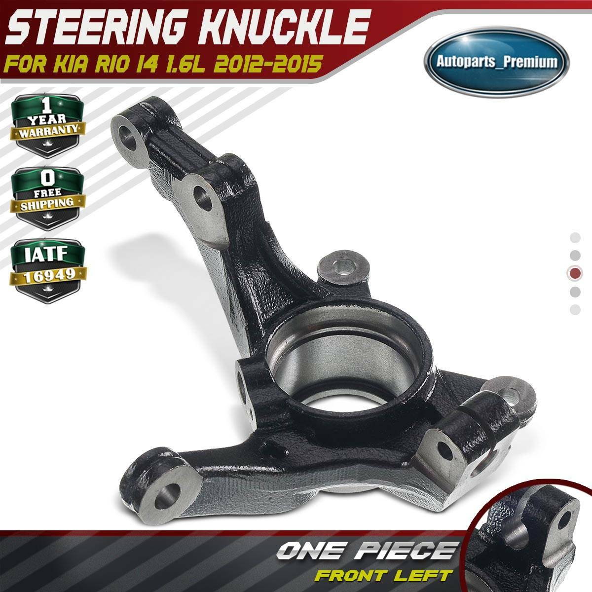 Steering Knuckle for Kia Rio 2012-2017 1.6L Front Left Driver Side 51715-1W000