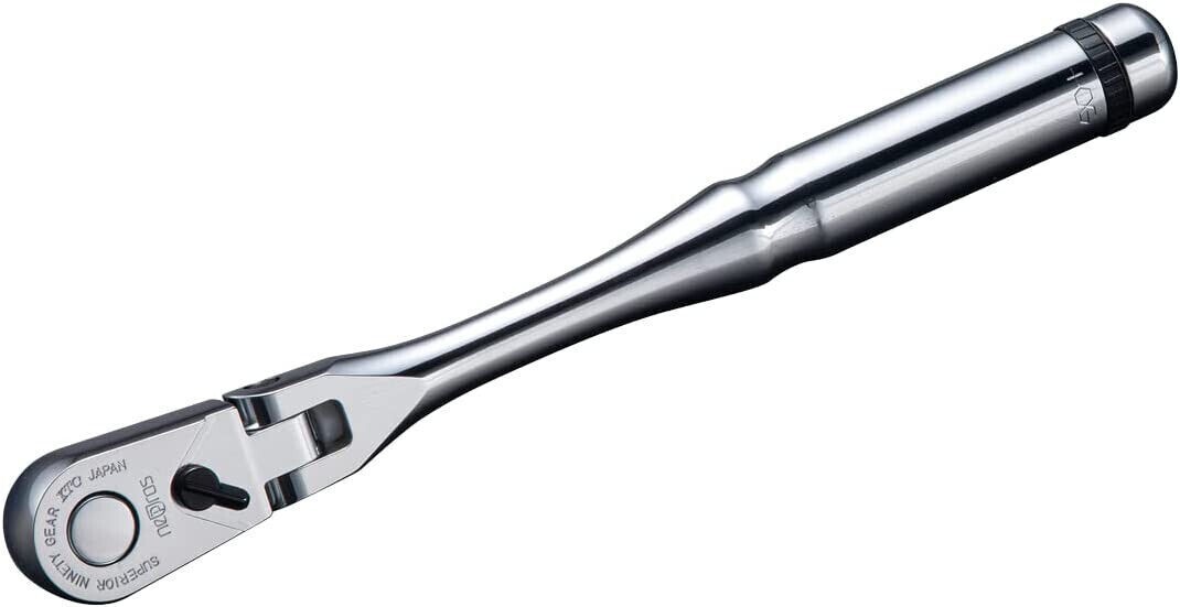 Nepros KTC NBR390AF 3/8" Drive 90-Tooth Flex Head Quick Release Ratchet