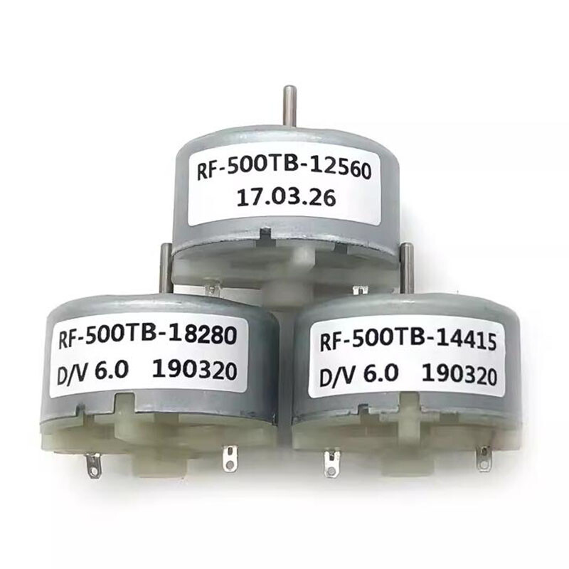 1 Pcs 3-12V RF-500TB Micro DC Motor RF-500TB-12560 RF-500TB-14415 RF-500TB-18280