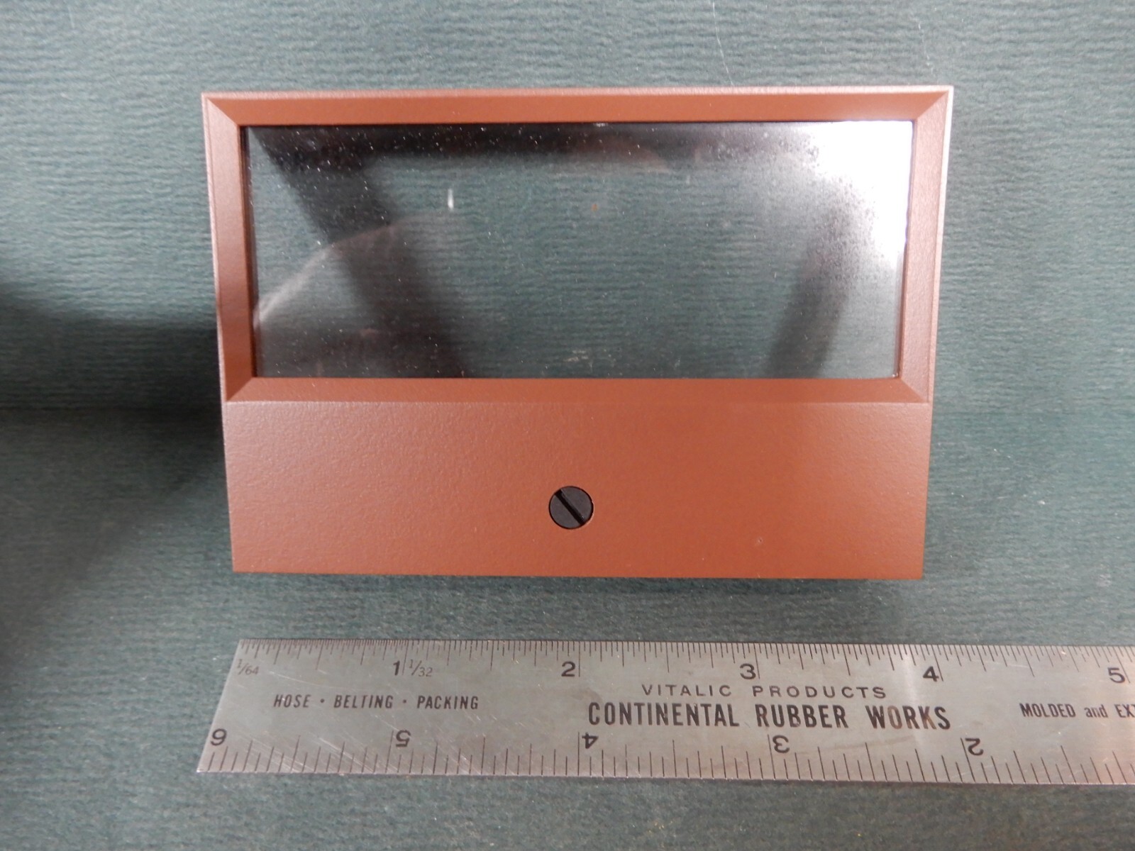 High Quality Unbranded Aluminum Panel Meter Bezel 4" x 2 3/4" NOS