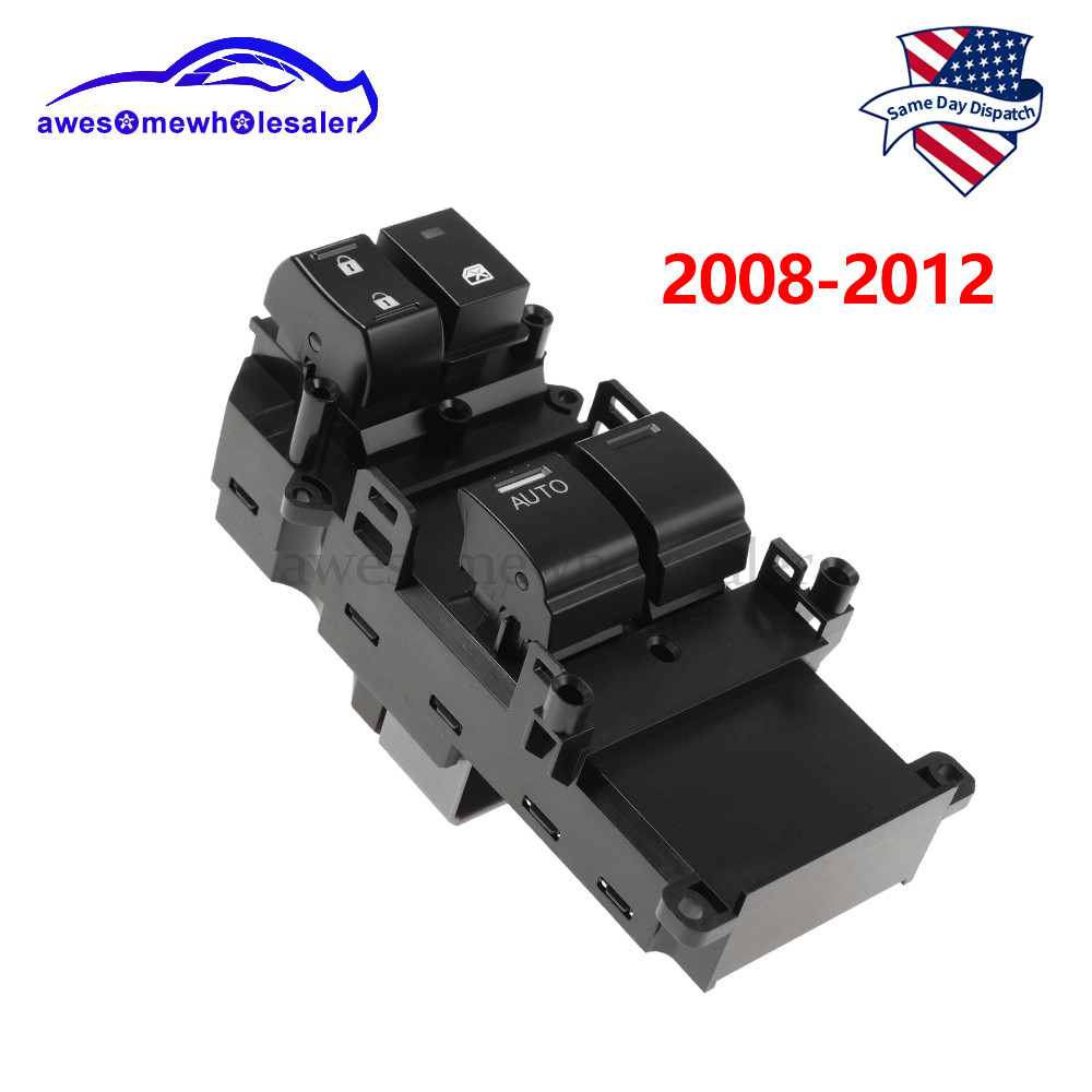 Master Power Door Window Switch Front Left Driver For Honda Accord Coupe 08-12