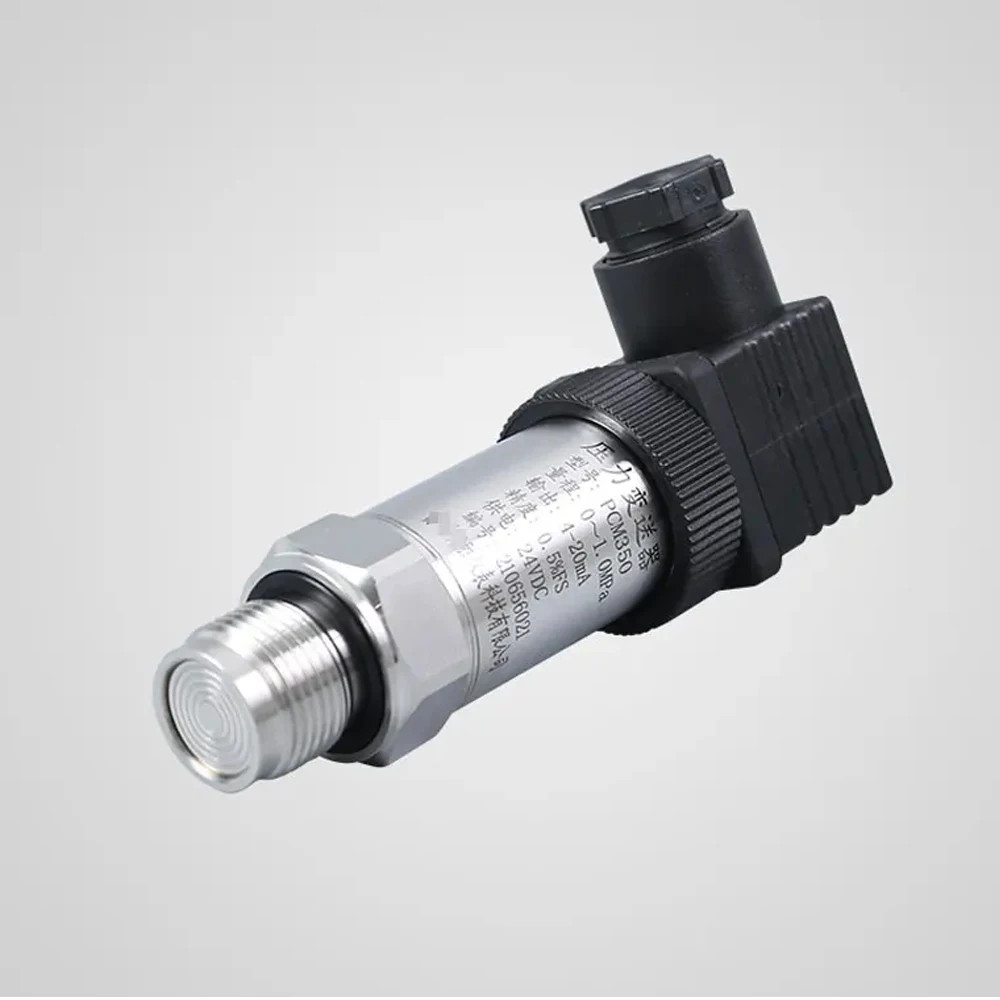 Pressure Transmitter Sensor Flat Membrane 0-10bar 4-20mA 0-10V DC24V M20x1.5
