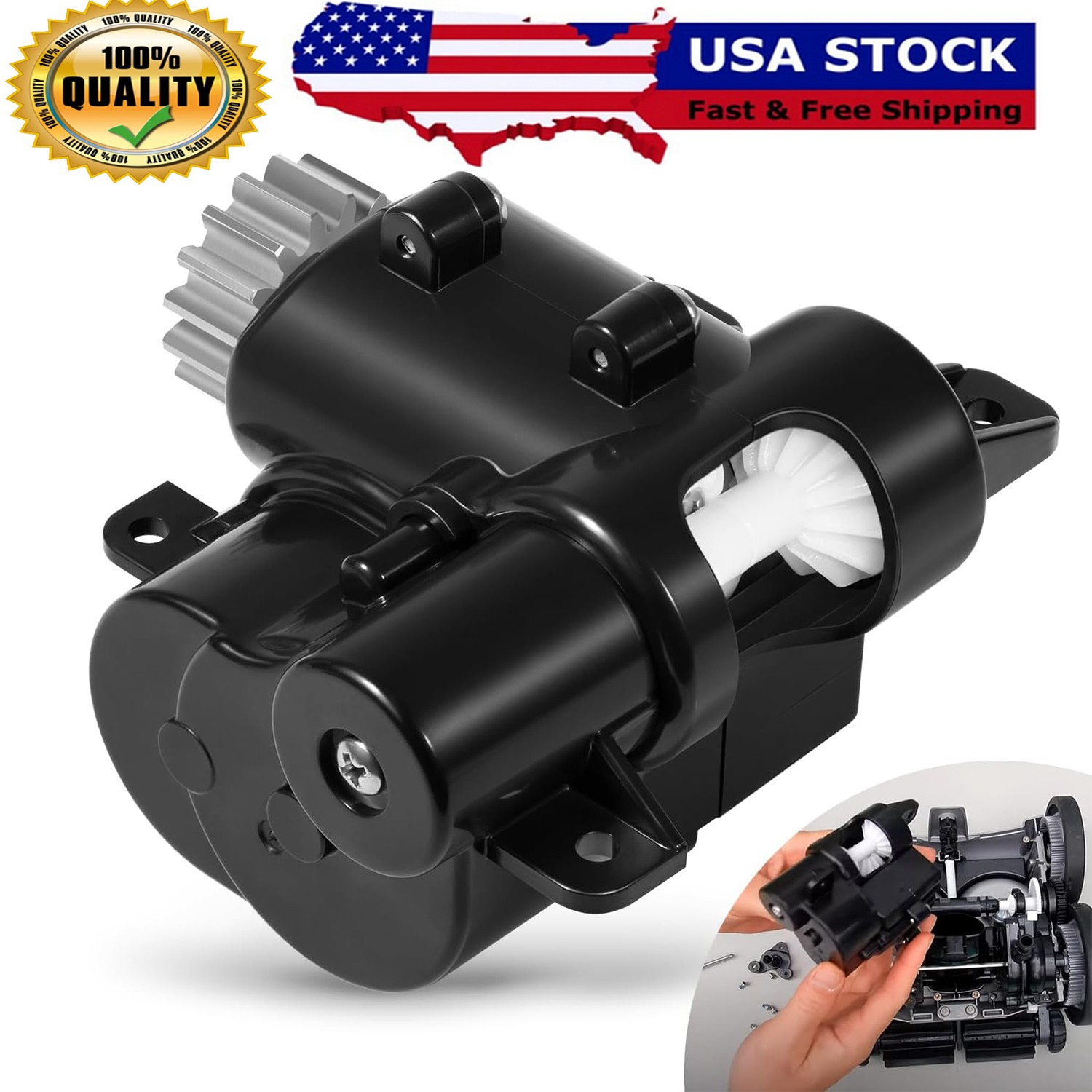 R0837300 Gearbox Assembly for Polaris Quattro P40/Sport Pressure Pool Cleaner