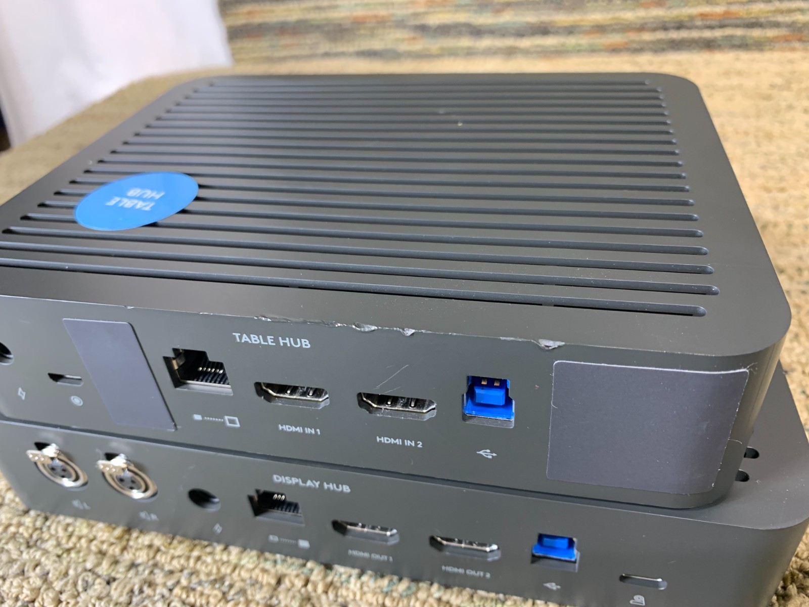 Logitech Rally V-U0047 Table Hub & V-R0009 Display Hub NO PSU's!