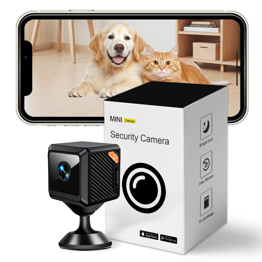 W02 Wireless 1080P HD WiFi Security Camera Outdoor Home Night Vision Mini Cam