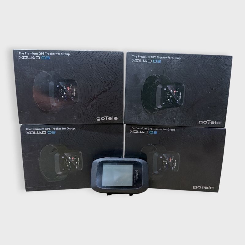 goTele XQUAD 03 Off-Grid GPS Tracker Lot of 4 - Tested Group Tracking System