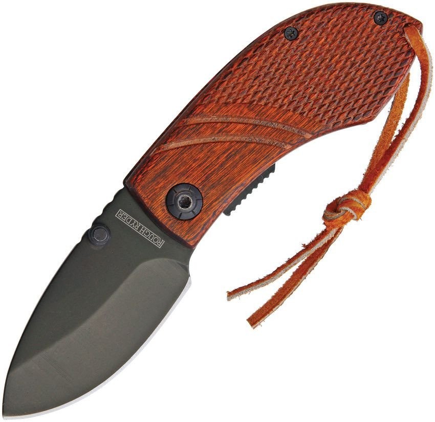 Rough Ryder Linerlock 2.5" Drop Point Wood Handle Folding Knife -PK2751 / RR2008