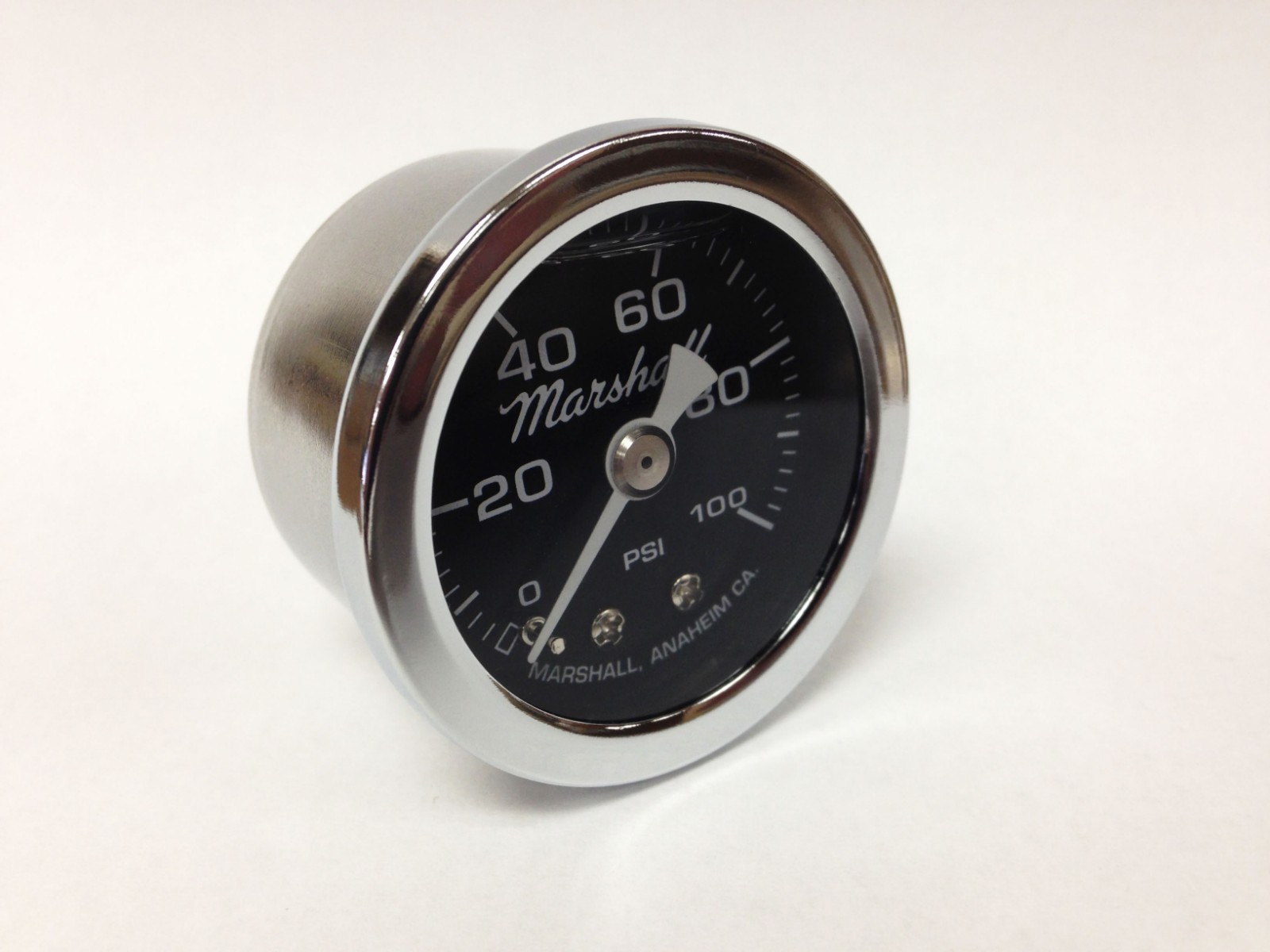 Marshall 1.5" Direct Mount Liquid Filled Fuel Pressure Gauge, MS00100