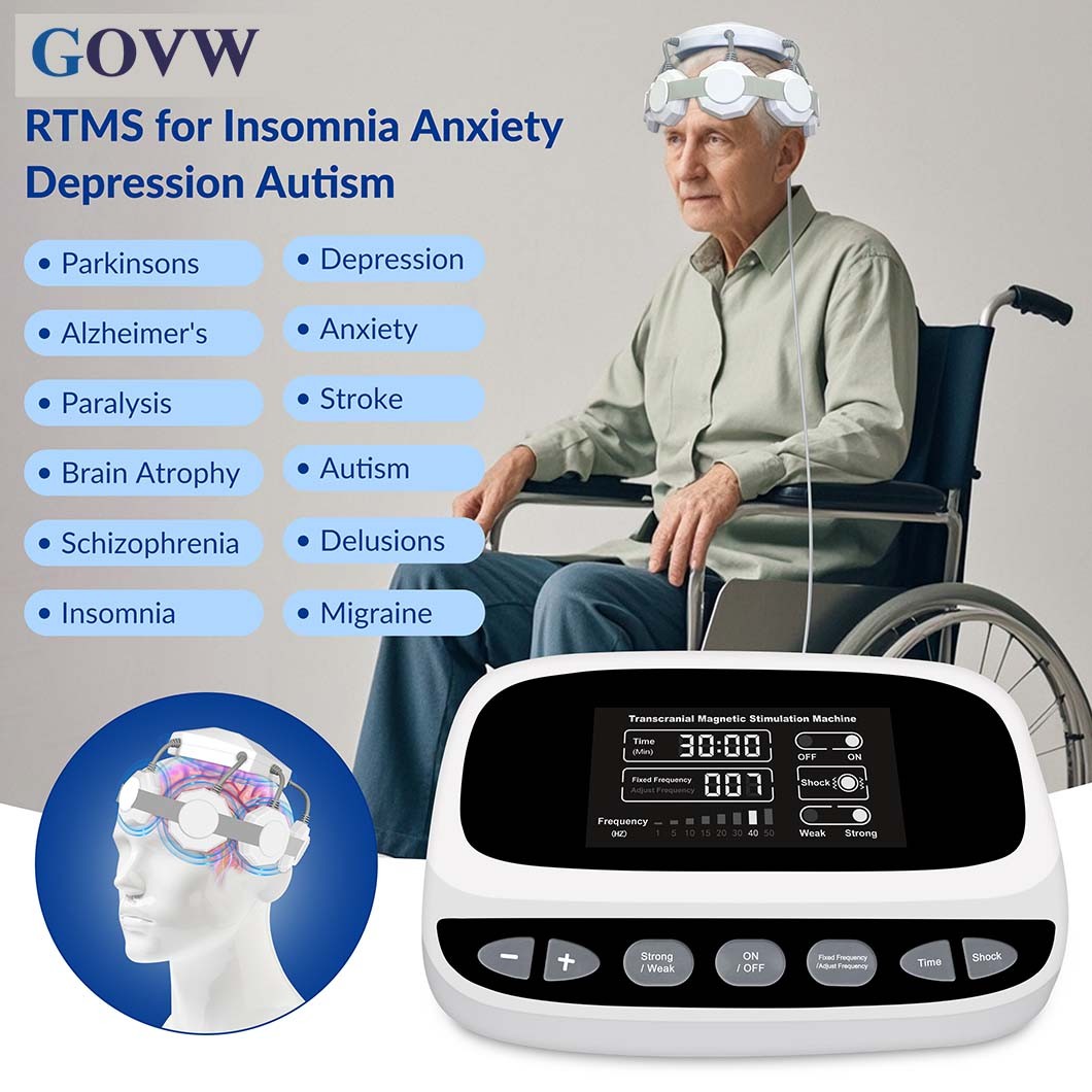 Portable rTMS Brain Device Non Invasive for Parkinson Stroke Recovery Depression