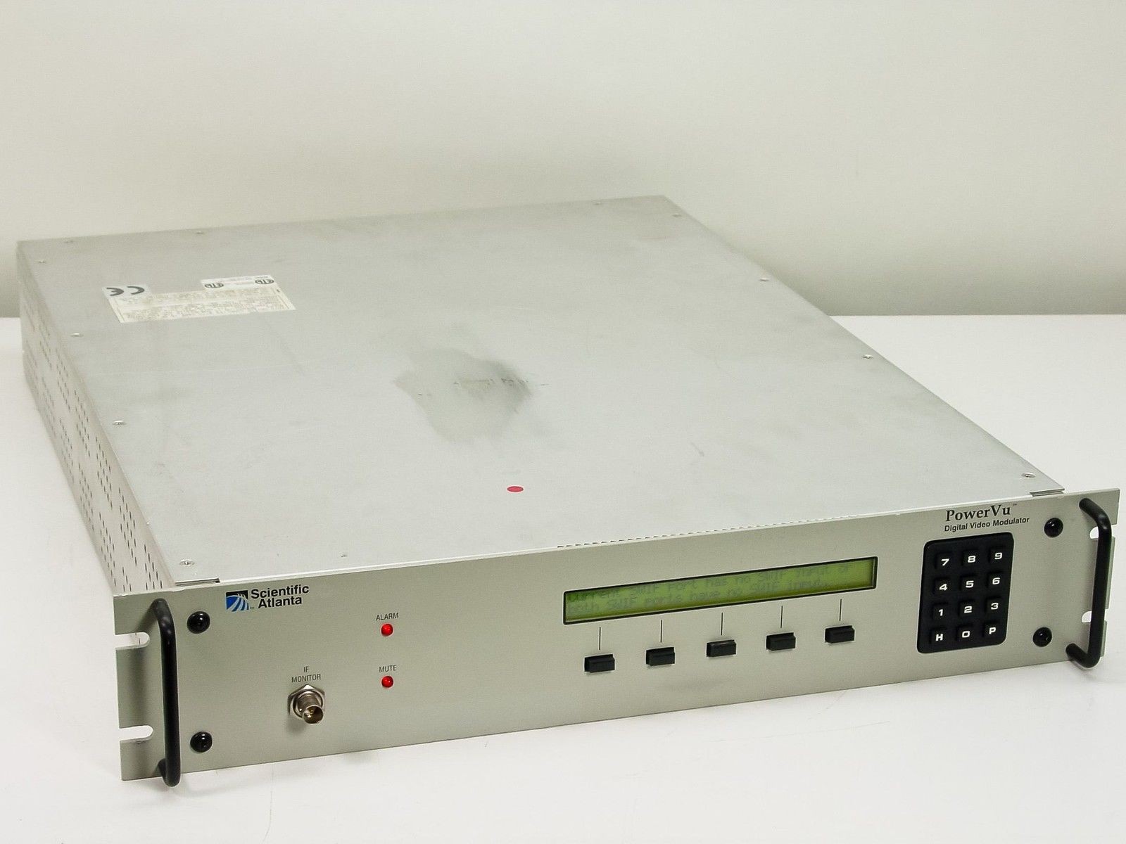 Scientific Atlanta D9380 PowerVu Digital Video Modulator QPSK 100-240V