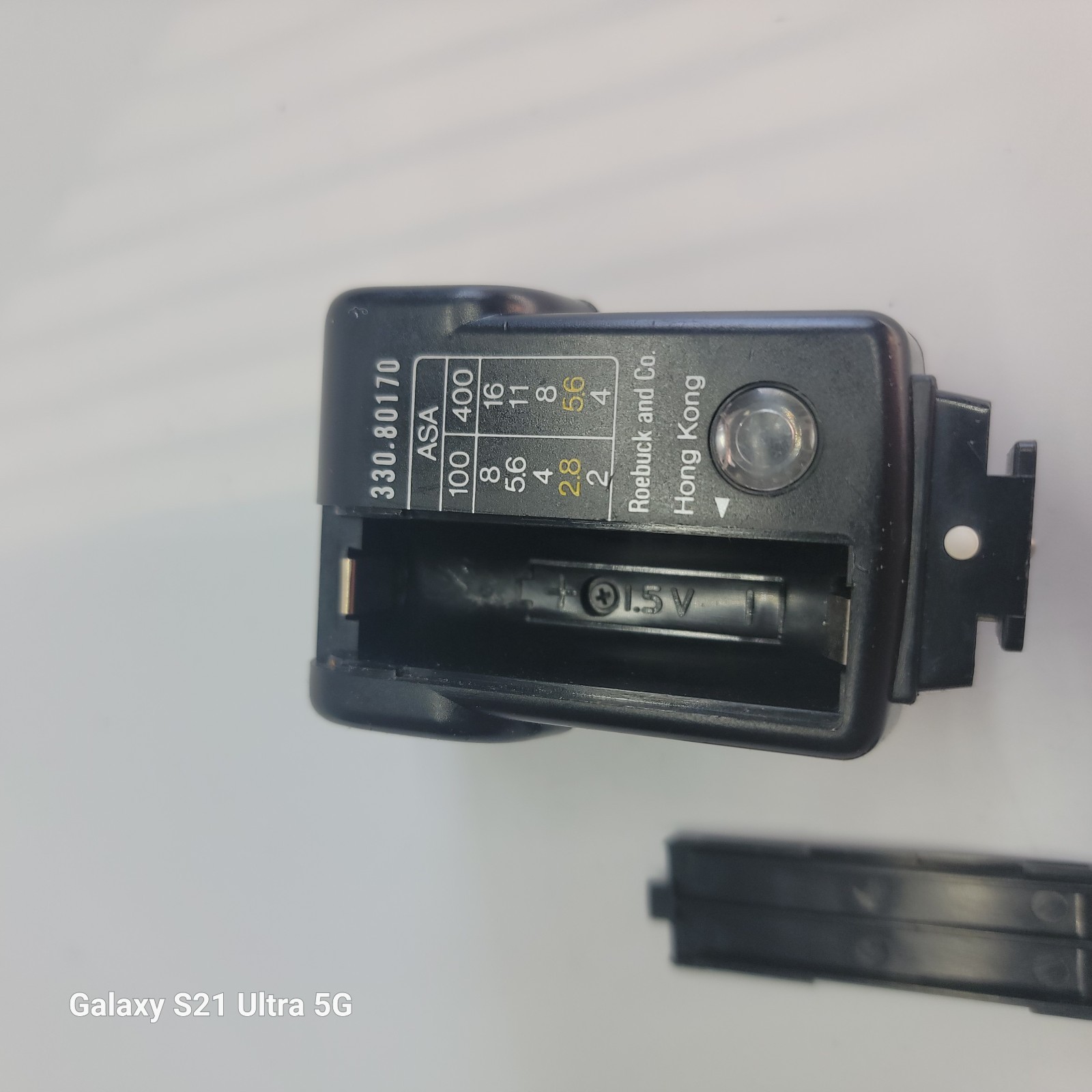 Sears Auto Flash Model 330.80170 Universal Shoe Mount Camera Flash-Tested, Works