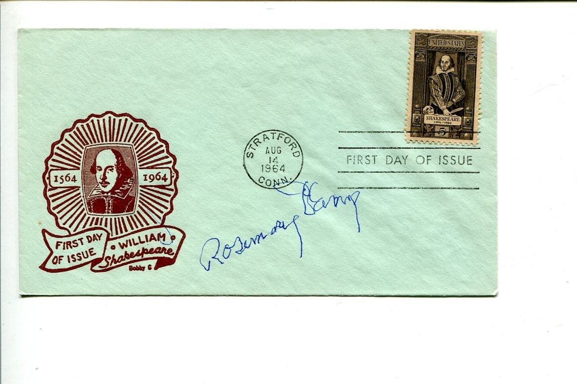 Rosemary DeCamp Jungle Book The Bob Cummings Show That Girl Signed Autograph FDC