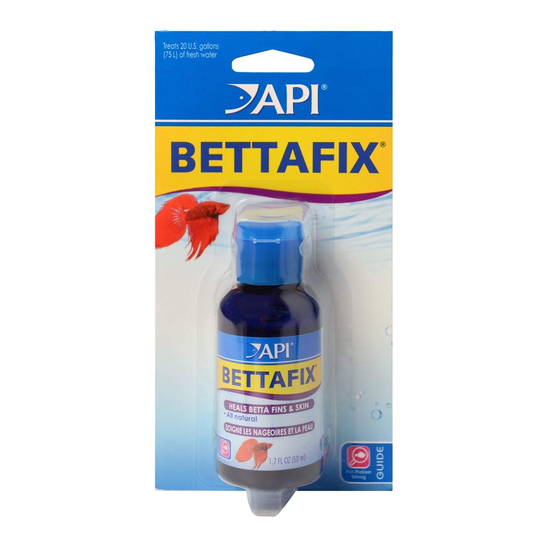 API BETTAFIX Antibacterial Antifungal Betta Fish Infection Treatment 1.7 Oz