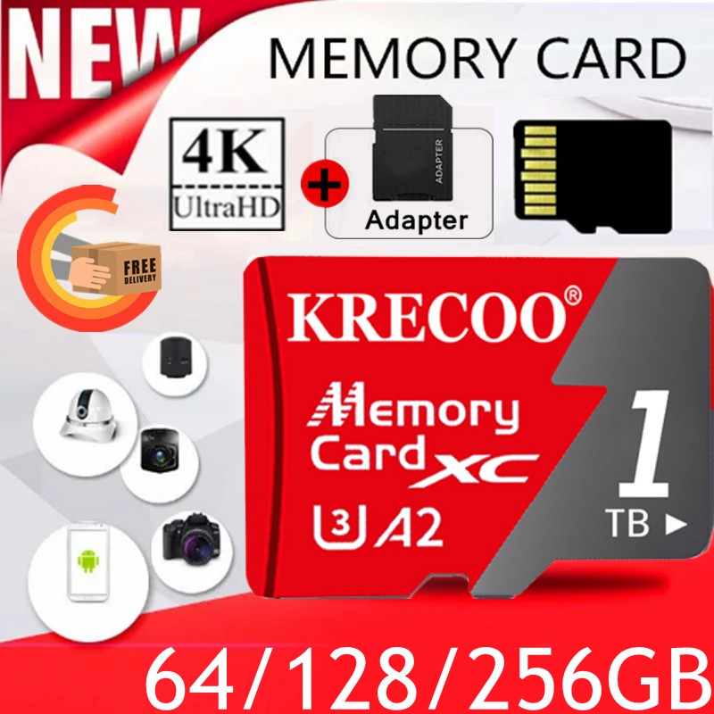 Micro SD Card 128GB 256GB 1TB Ultra Class 10 Memory Card TF Card Wholesale Lot