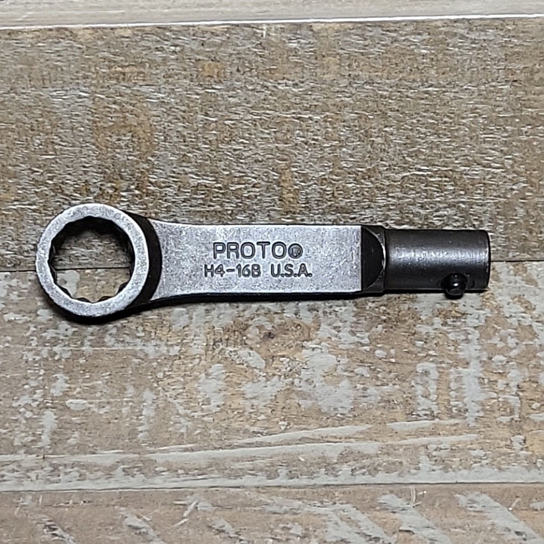 Proto 1/2" Box End Torque Wrench Attachment H4-16B