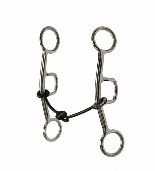 Showman Stainless Steel Sliding Gag Bit w/ Sweet Iron Mouth
