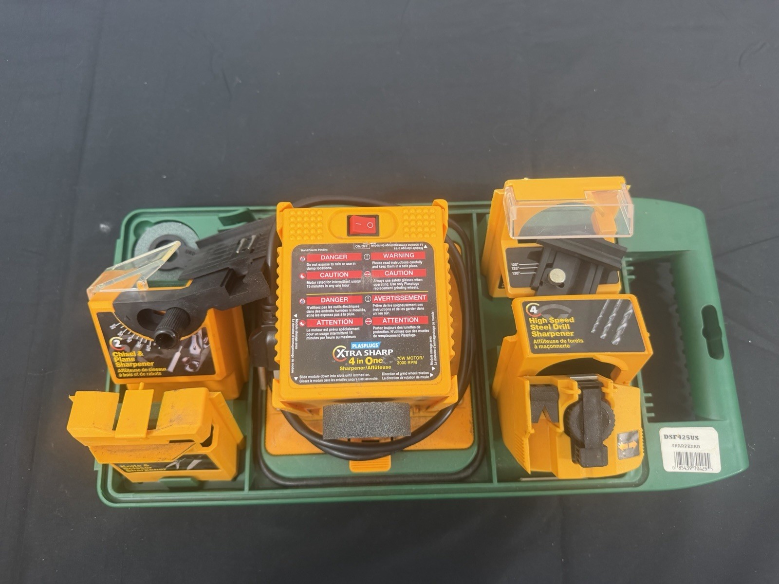 Plasplugs Blade Sharpening Kit 4 In One