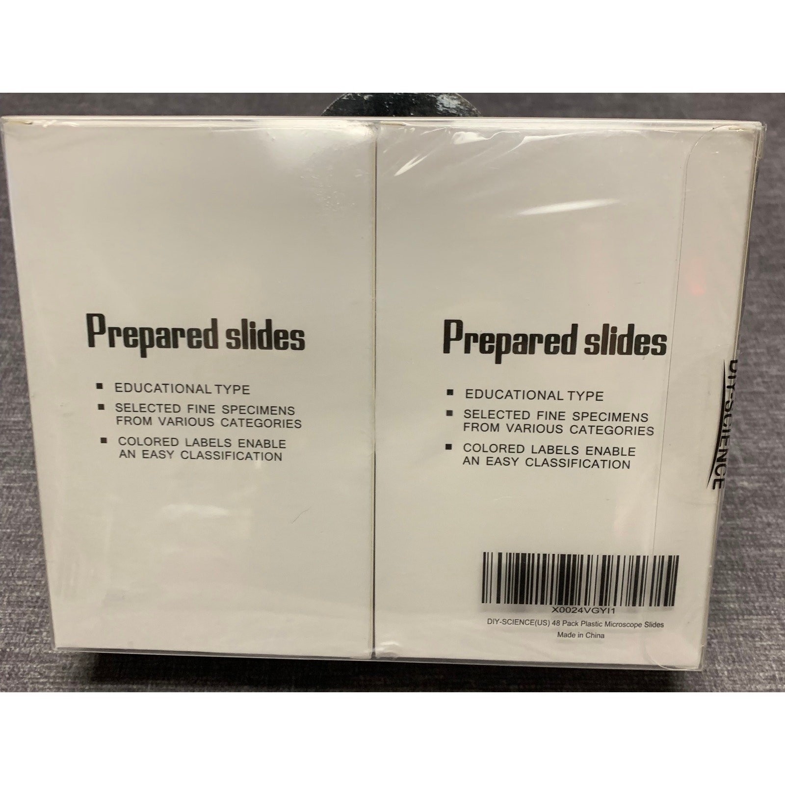 NEW - 48 DIY Science Microscope Prepared Slides Educational - Classroom