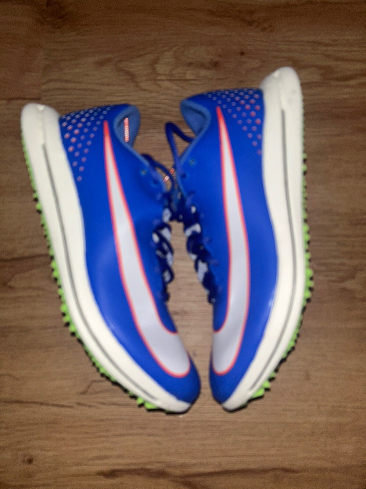 NIKE ZOOM MENS TRIPLE JUMP ELITE TRACK AND FIELD SHOES SIZE 9.5 NWOB RACER BLUE