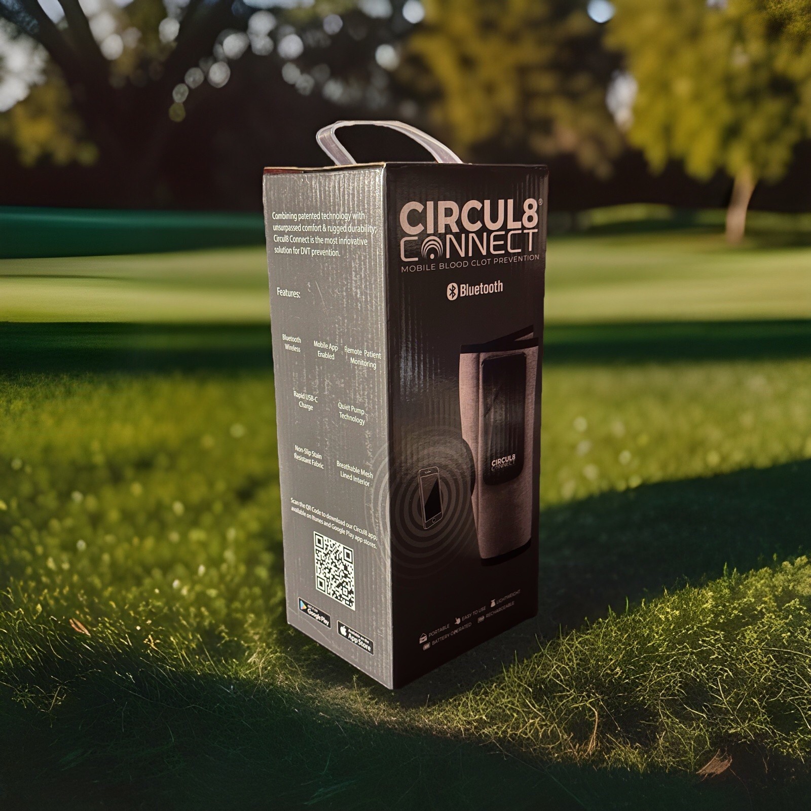 New Circul8 Connect Mobile Blood Clot Portable Prevention Compression Bluetooth