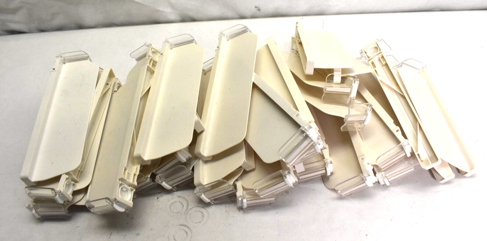 Lot Of 34 Siffron #6 FFR White Retail Store Shelf Product Dividers 9" x 3-1/8"